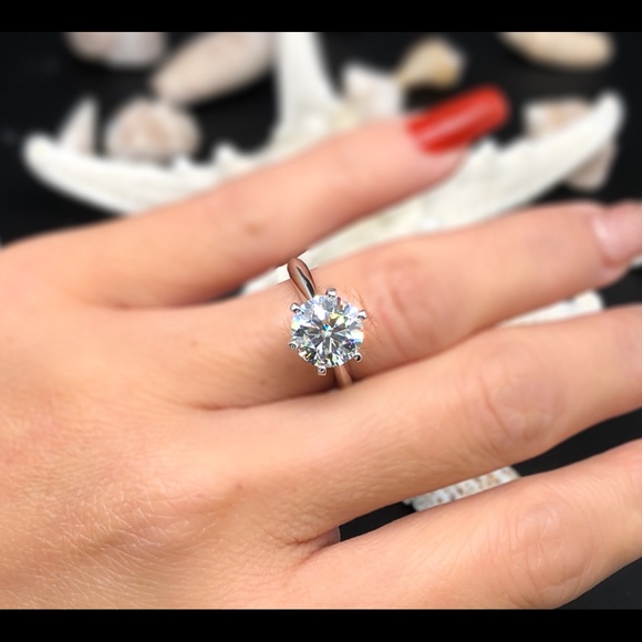 3ct moissanite diamond with Certificate - Picture 4 of 12